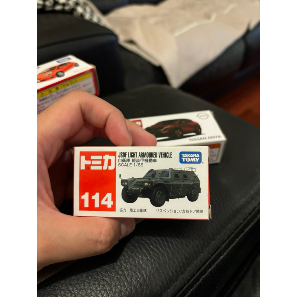 TOMICA 絕版 No 114 自衛隊 JSDF LIGHT ARMOURED VEHICLE 越南製 拆檢 未把玩 | 蝦皮購物