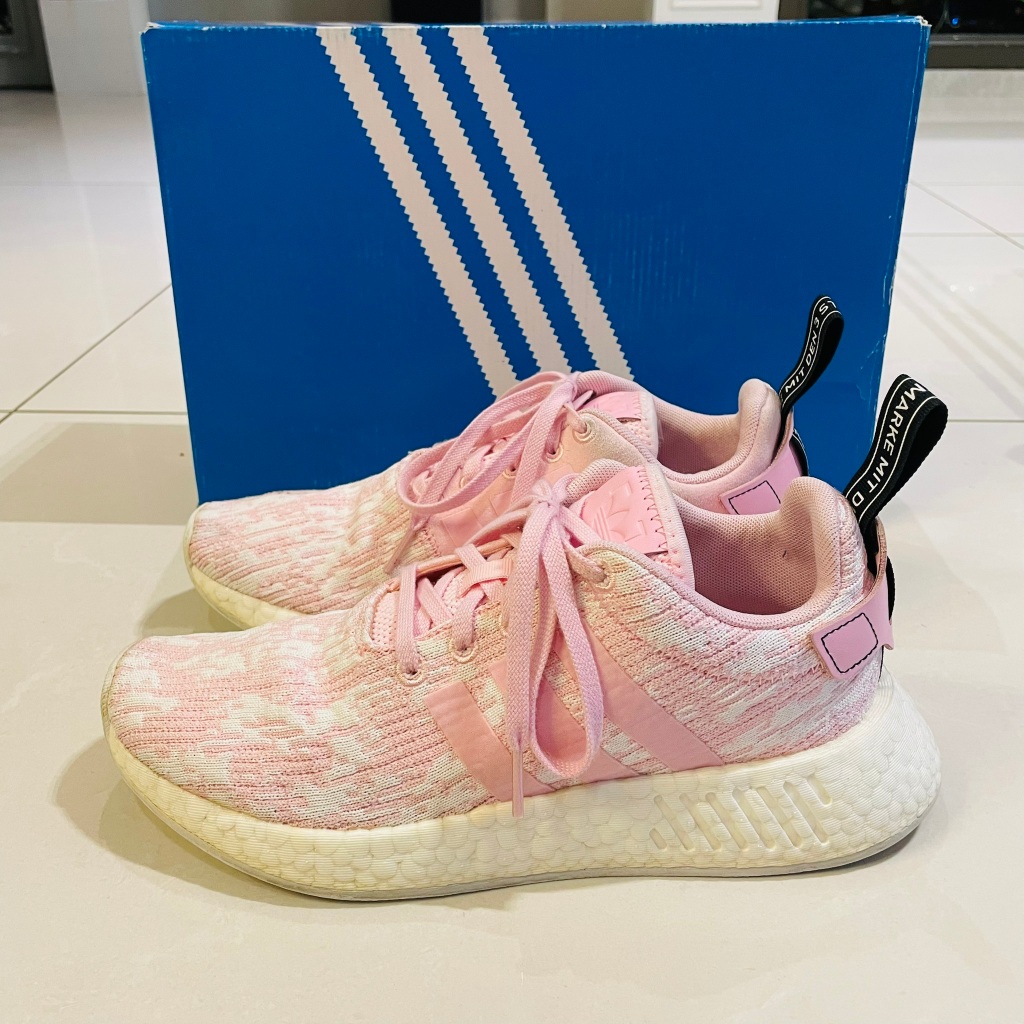 adidas gazelle silver green womens adidas Nmd R1 Cloud White Acid Red (Women's) main image 0
