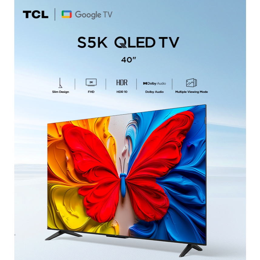 TCL 40吋S5K系列｜QLED Google TV 智能連網液晶顯示器40S5K | 蝦皮購物