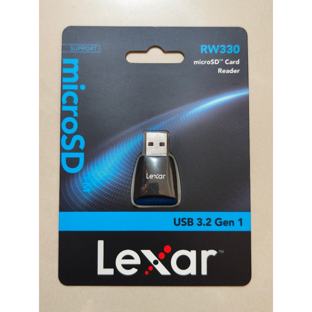 Lexar 雷克沙 RW330 MicroSD SDXC迷你讀卡機 USB3.2 Gen1 支援DDR200讀寫速度 | 蝦皮購物