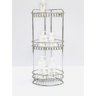 【台灣製現貨！熱銷！】welmi味美不鏽鋼置物架/收納架 304不鏽鋼三層牆角架 兩用型 9240RS | 蝦皮購物