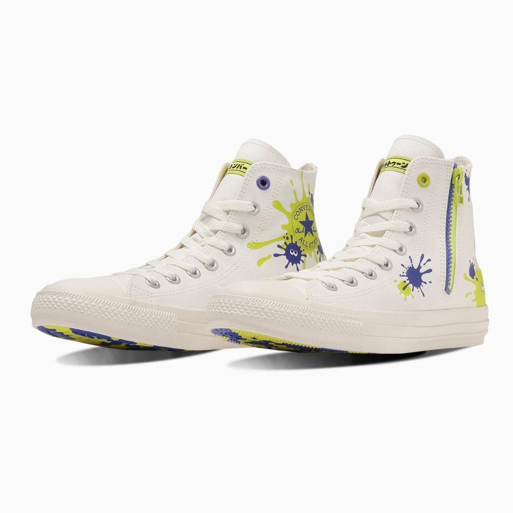 CHII】日本限定Converse Splatoon3 高筒任天堂聯名款斯普拉遁3 白色