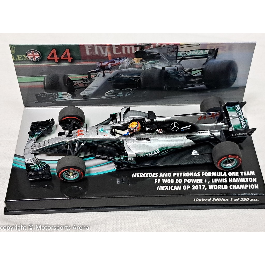 Minichamps 1/43 Mercedes W08 Valtteri Bottas - GP De Chine 2017 - 417170277