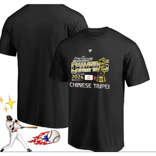 2024 プレミア12 優勝記念Tシャツ Mサイズ　ブラック　台湾代表 30862-93-