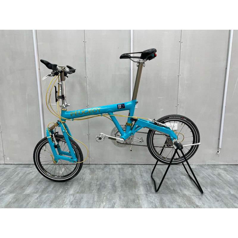 PEUGEOT Birdy 日本bd-1 銀色鳥車折疊車摺疊車經典款圓管鳥腳踏車
