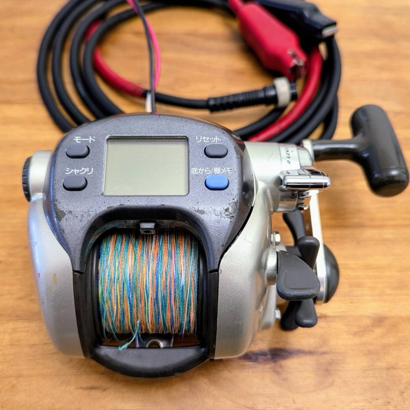 日本製）二手Daiwa Super Tanacom-S 500W 電動捲線器海釣鐵板白帶透抽