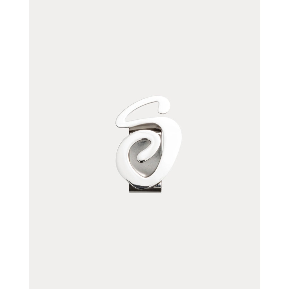 日貨代購CITY】2025AW STUSSY SWIRLY S MONEY CLIP S LOGO 鈔票夾金屬