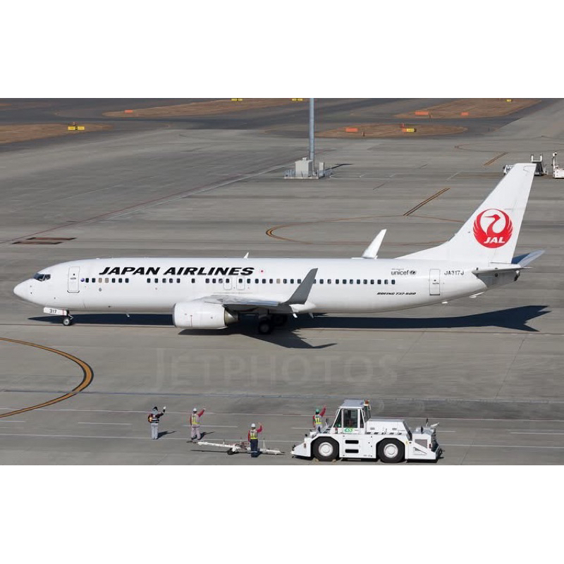JAL 日本航空 B737-800 JA317J｜Phoenix 1/400 飛機先生> [預購] Phoenix1/400 JAL 日本航空Boeing 737-800 JA317J