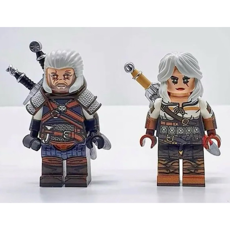 Lego 樂高 第三方 超稀絕版 《Mifibono》 The Witcher 3巫師 傑洛特/希里套組 | 蝦皮購物