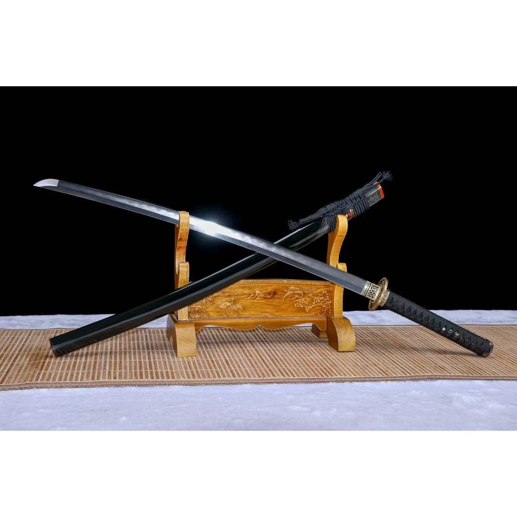【中端武士打刀】扭轉紋燒刃《舞櫻》太刀 Katana 居合道 打刀 長劍寶劍硬劍 收藏擺件 龍泉刀劍 武士道武術刀未開刃 | 蝦皮購物