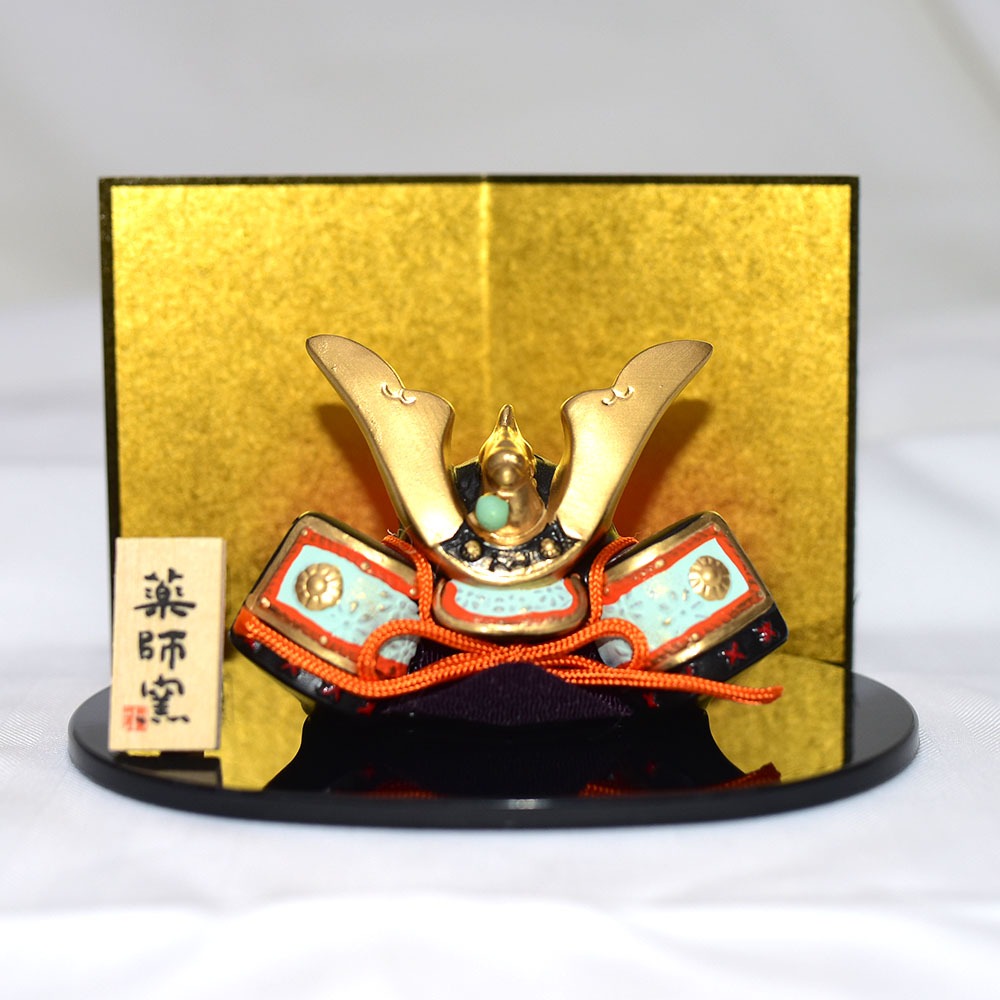 日本戰國金龍武將兜陶製錦彩仕上武士帽擺飾組日本藥師窯kw212 | 蝦皮購物