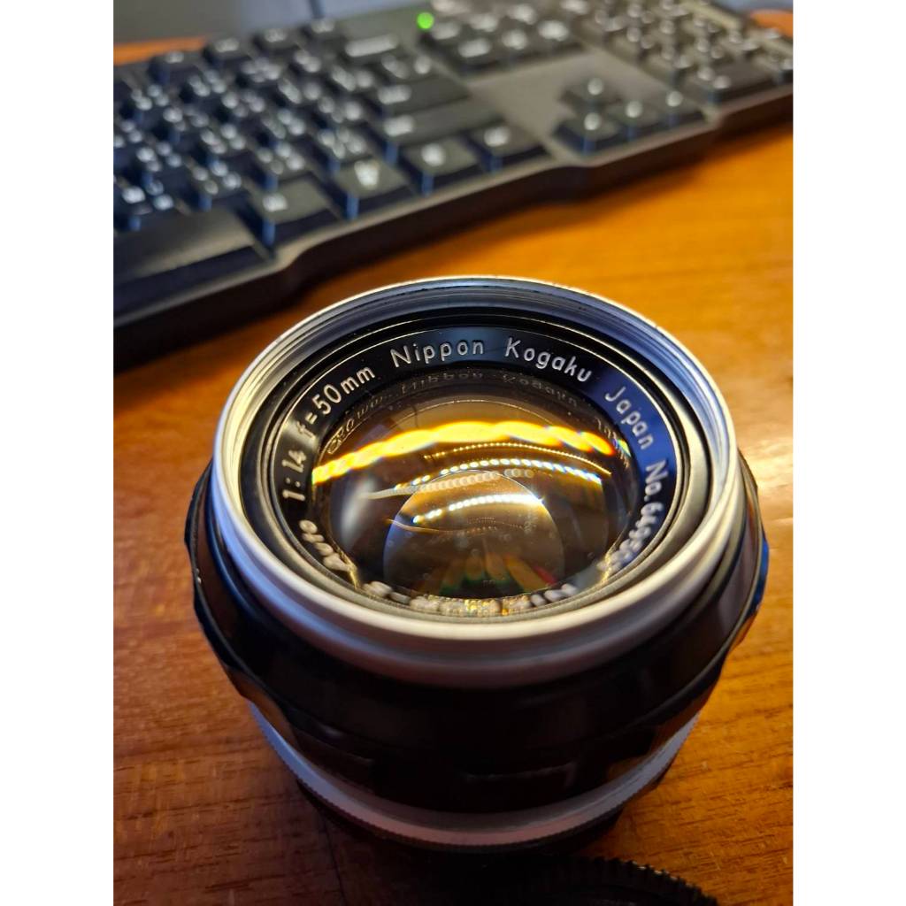 S/N739xxx [N MINT w/Hood] Nikon Nikkor-S Auto 50mm f/1.4 non Ai Lens From JAPAN
