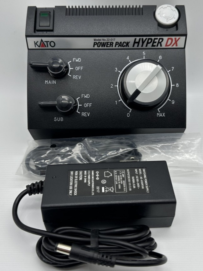 🏆【鐵模ファン】KATO 22-017 Power Pack Hyper DX 雙通道控制器（具常