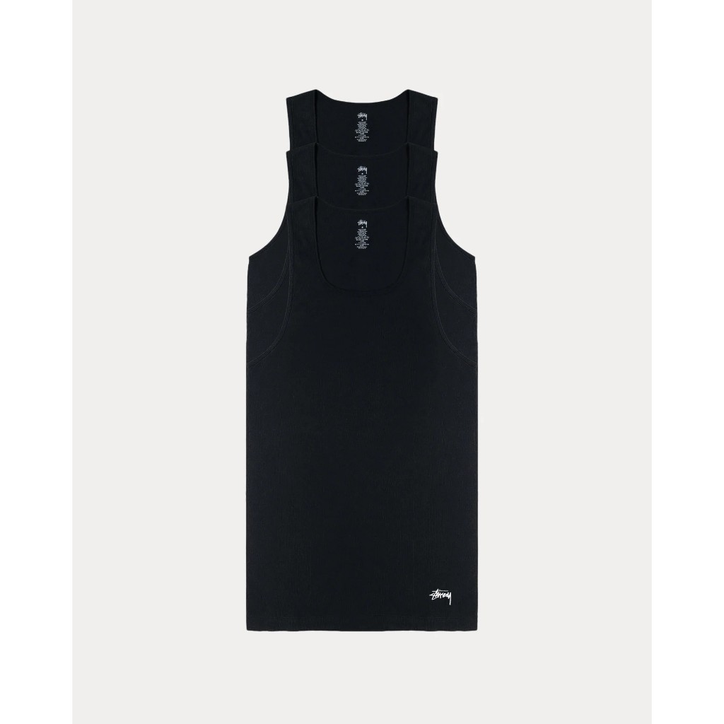 石頭選貨🪨】預購STUSSY TANK UNDERSHIRTS 3 PACK 三入黑白基礎