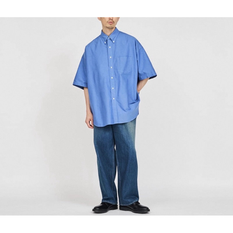 Graphpaper 25SS Oxford S/S Oversized B.D Shirt 短袖襯衫| 蝦皮購物