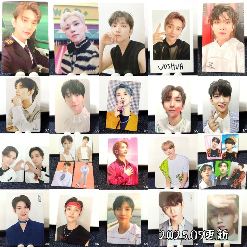 2025.05更)Seventeen Joshua 洪知秀專卡HMV特典卡限定卡官方小卡