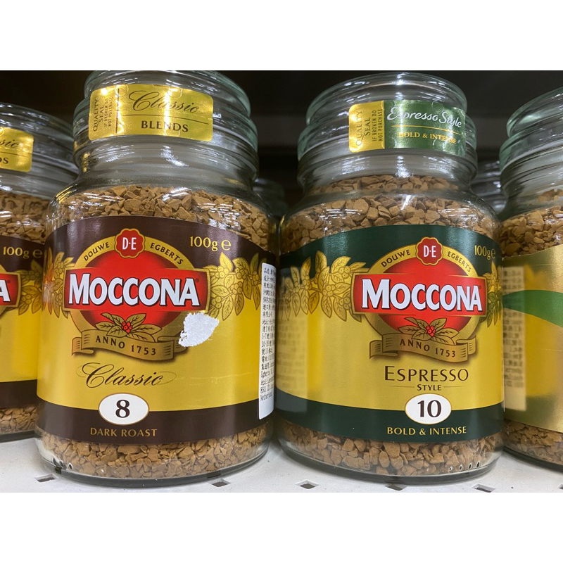 50g/100g/200g-MOCCONA 摩可納 即溶咖啡 經典5號 經典8號 經典10號經典黑咖啡 | 蝦皮購物