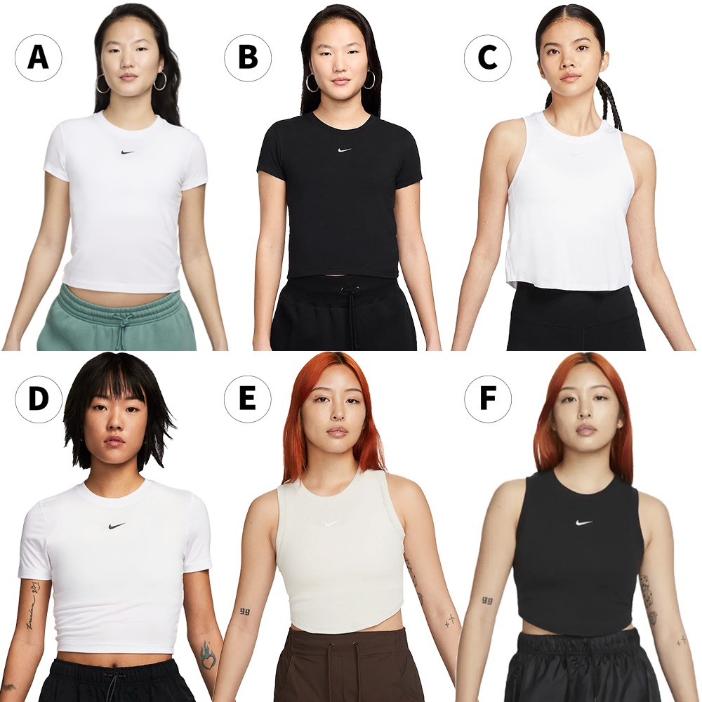 Nike 短袖上衣 女裝 短版 合身 FV5509-100/010/FN2846-100/FB2874/FB8280 | 蝦皮購物