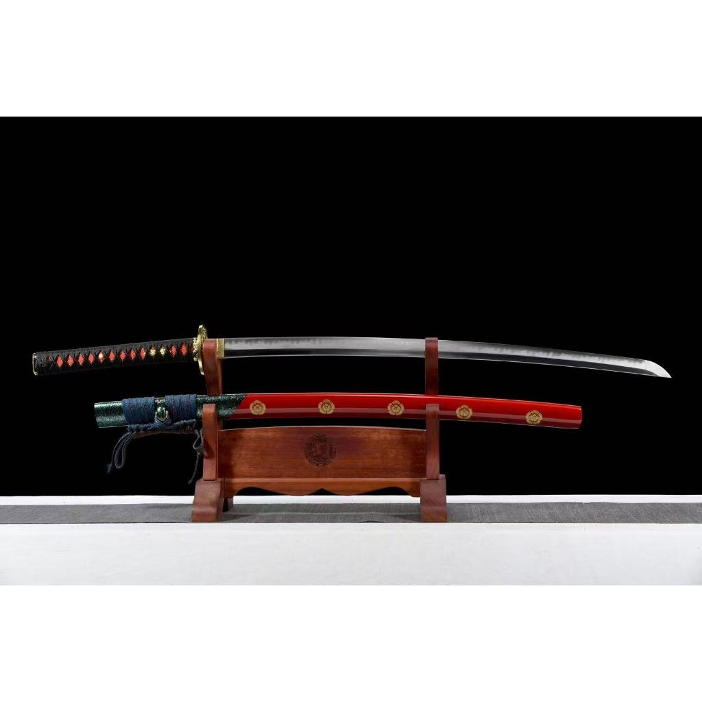 【精品武士刀】T10燒刃日式上研《千璽》Katana 居合道 打刀 日式刀 太刀 收藏裝飾真刀 硬刀 長刀 金屬刀未開刃 | 蝦皮購物