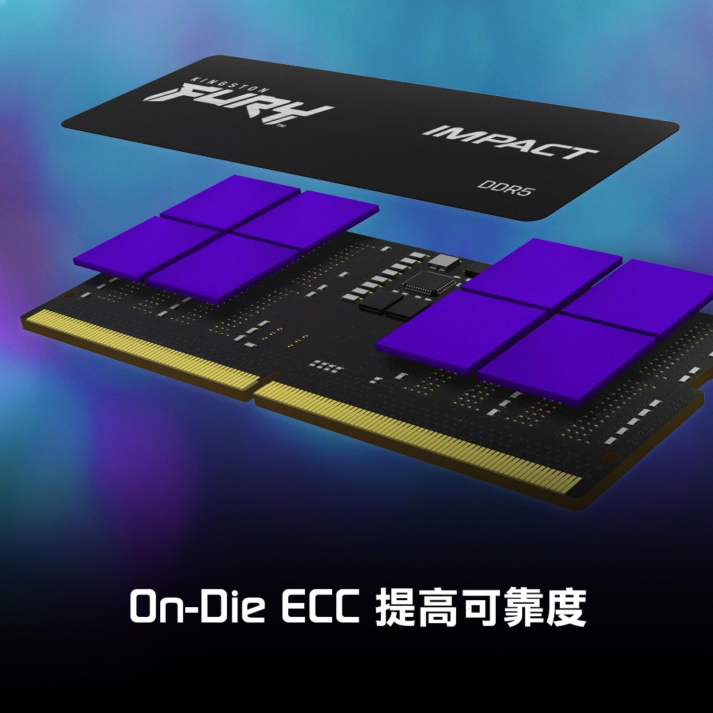 金士頓DDR5 4800 (高效能版)筆記型電腦記憶體16GB 32GB (KF548S38IB-32
