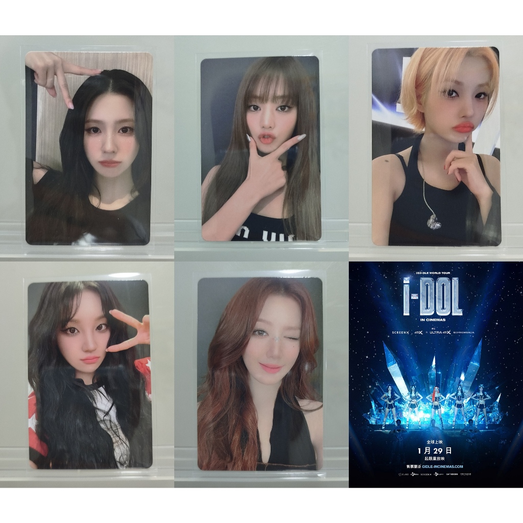 𝐆)𝐈-𝐃𝐋𝐄 𝐢𝐃𝐎𝐋 𝐈𝐍 𝐂𝐈𝐍𝐄𝐌𝐀𝐒 演唱會電影特典小卡秀泰薇