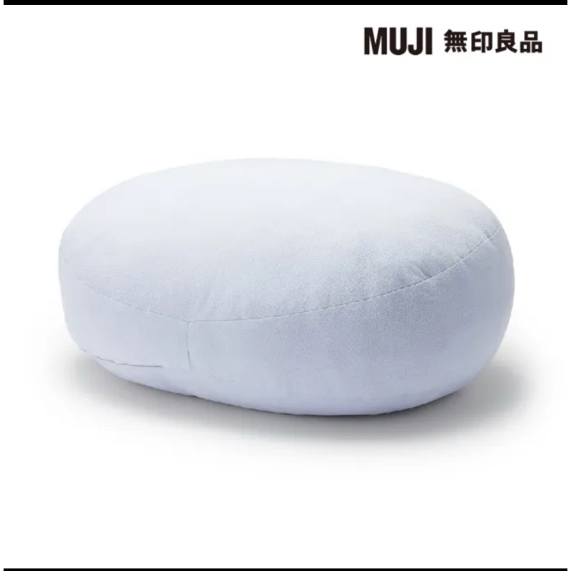 MUJI 無印良品 柔軟多用途靠枕/灰紫 55×40×20cm | 蝦皮購物