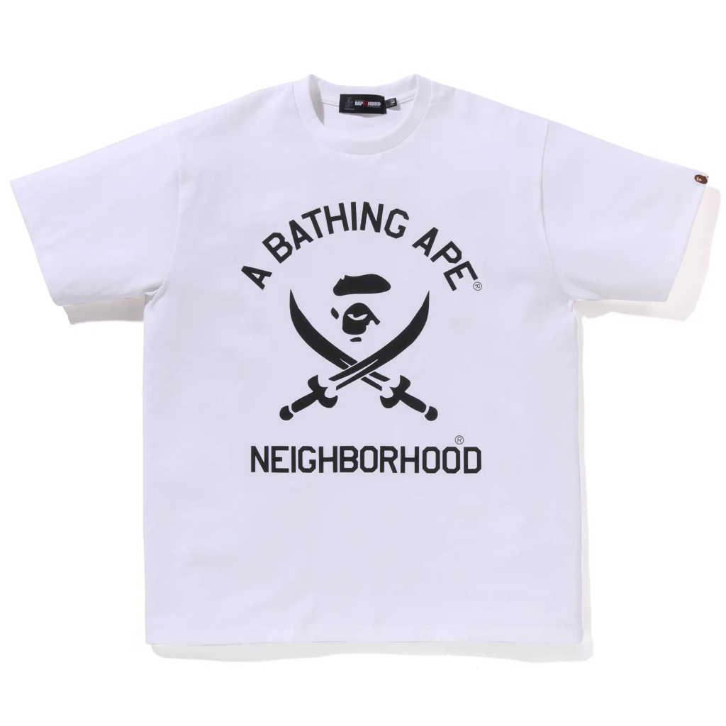 NEIGHBORHOOD X BAPE A BATHING APE NBHD TEE #2 聯名猿人短T 短袖楠希