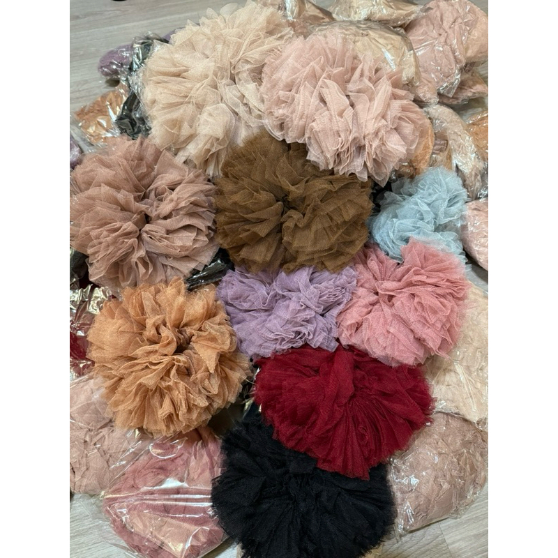 IKAT RAMBUT CEPOL HIJAB SCRUNCHIE TILE PREMIUM TERLARIS | 蝦皮購物
