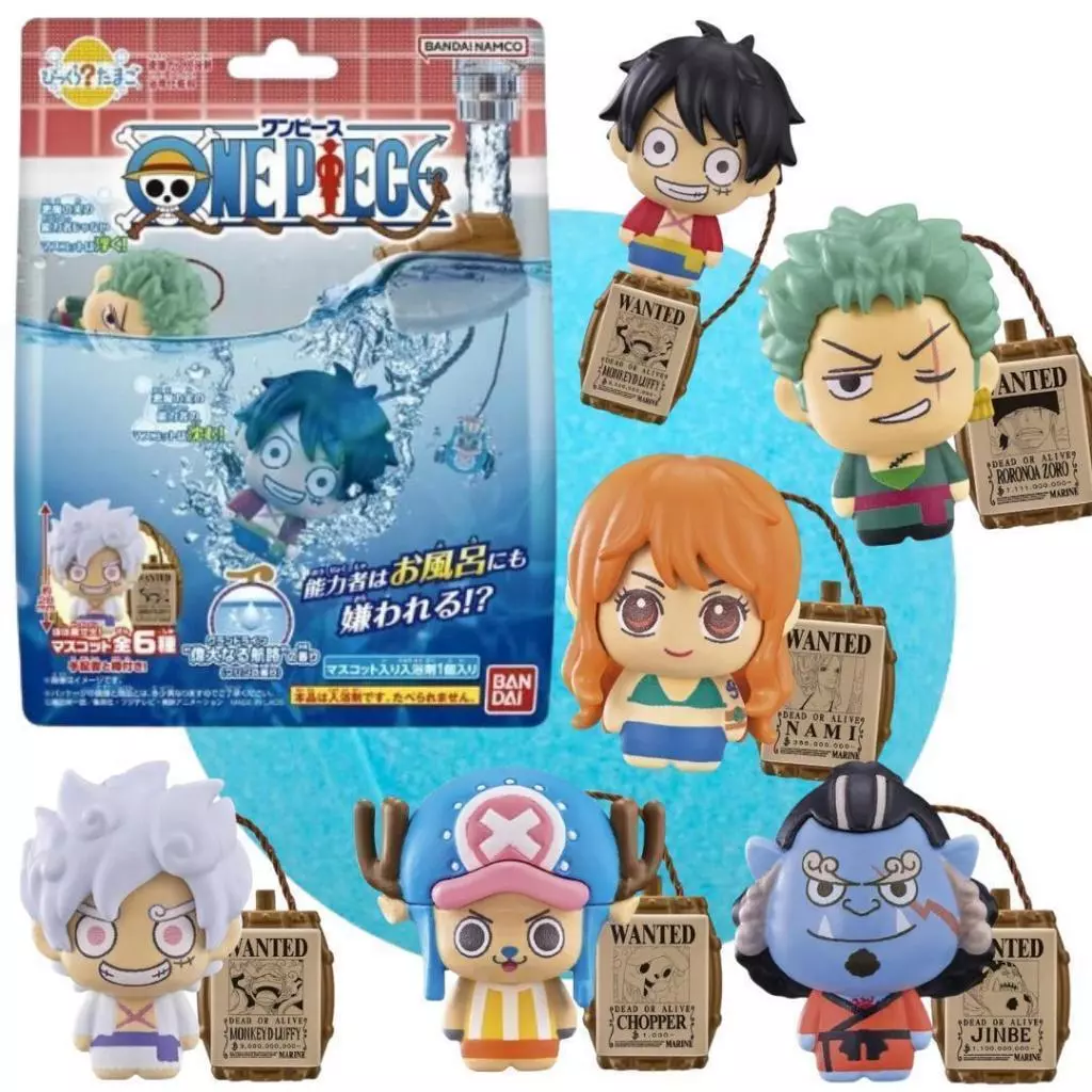 日版客 日版 航海王 BANDAI 尼卡 索隆 娜美 喬巴 魯夫 甚平 入浴球 沐浴球 泡澡球 洗澡球 海賊王 周邊