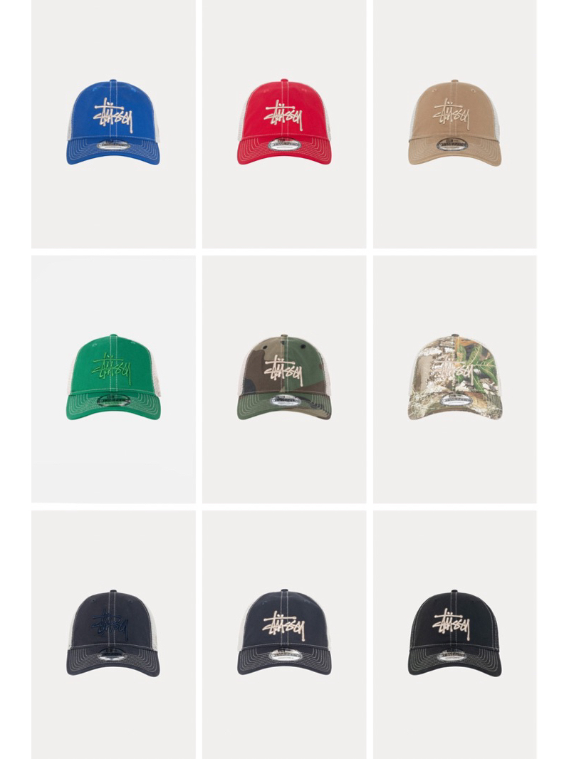 石頭選貨🪨】部分現貨STUSSY NEW ERA 9TWENTY BASIC TRUCKER