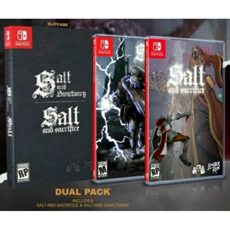 全新商品】NS Switch遊戲Salt and Sanctuary 鹽與獻祭中文版雙重包