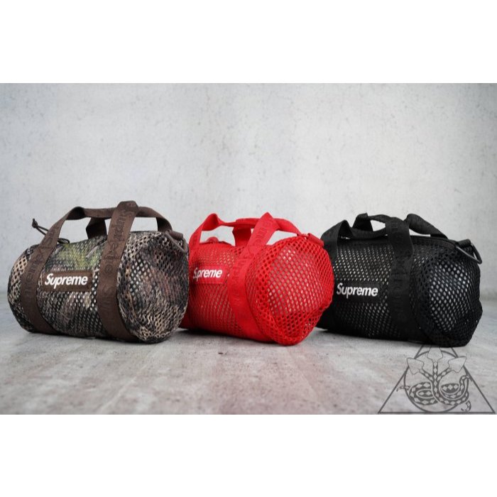 シュプリーム Supreme Mesh Mini Duffle Bag RED Supreme Mesh Mini
