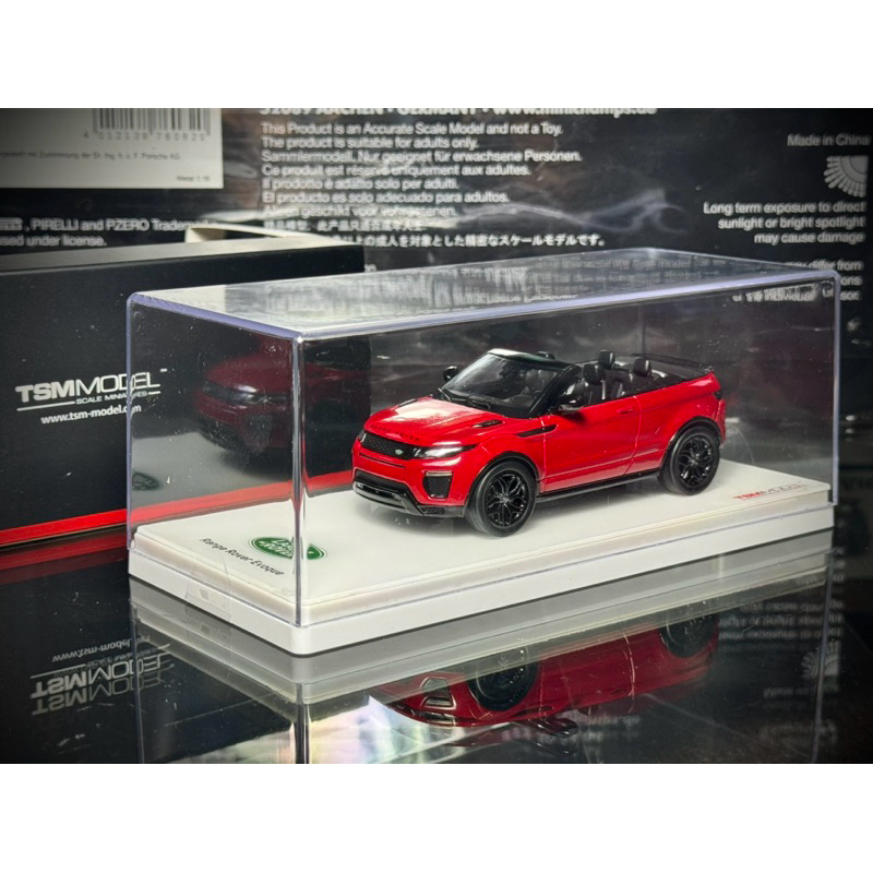 TSM Model 1/43 Range Rover Evoque Convertible Firenze RED 敞篷 | 蝦皮購物