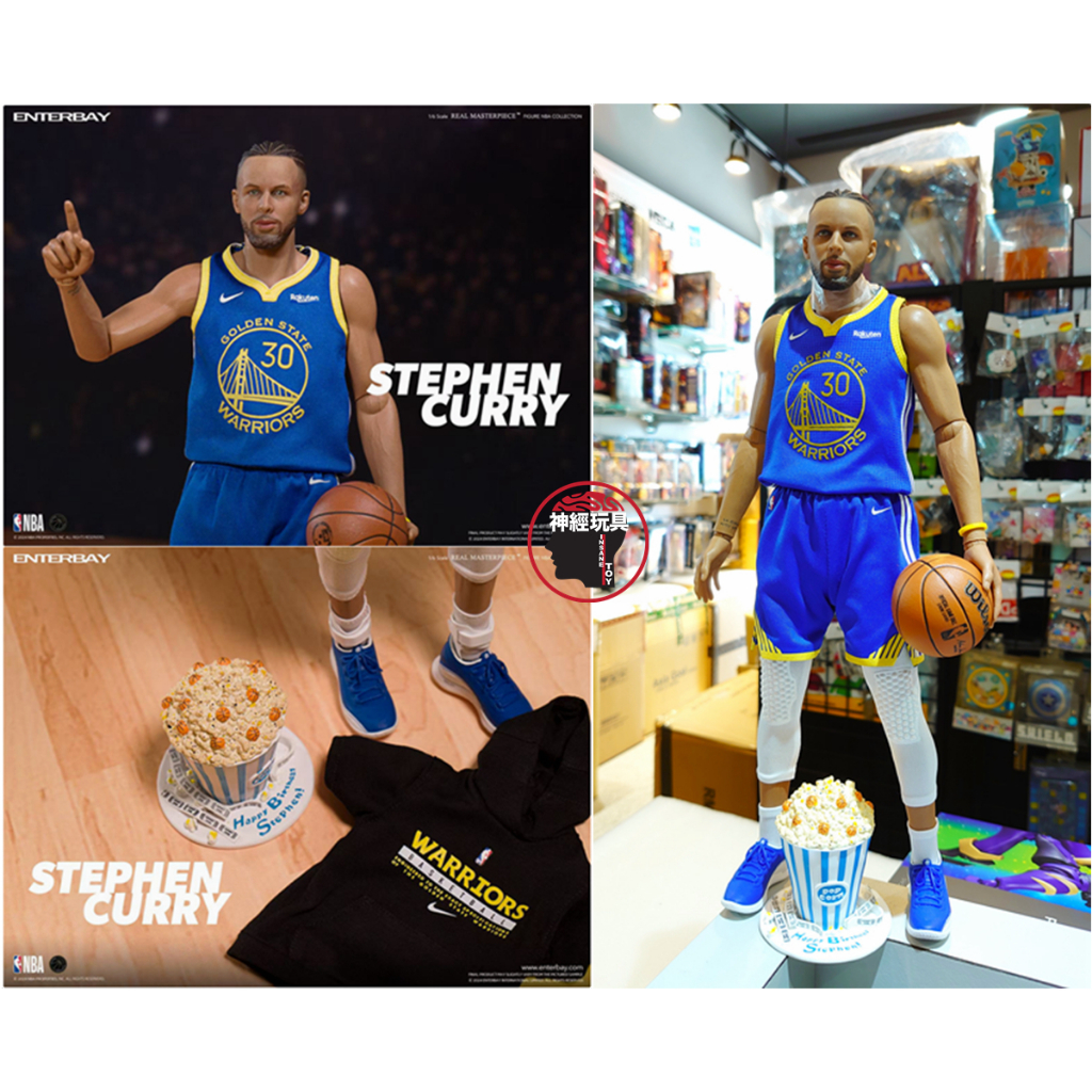 神經】現貨請看內容ENTERBAY RM-1099 NBA Stephen Curry 柯瑞辮子頭