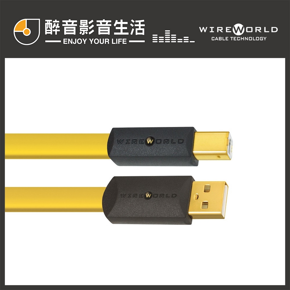 【醉音影音生活】美國 Wireworld Chroma 8 USB 2.0 A to B 傳輸線.台灣公司貨 | 蝦皮購物