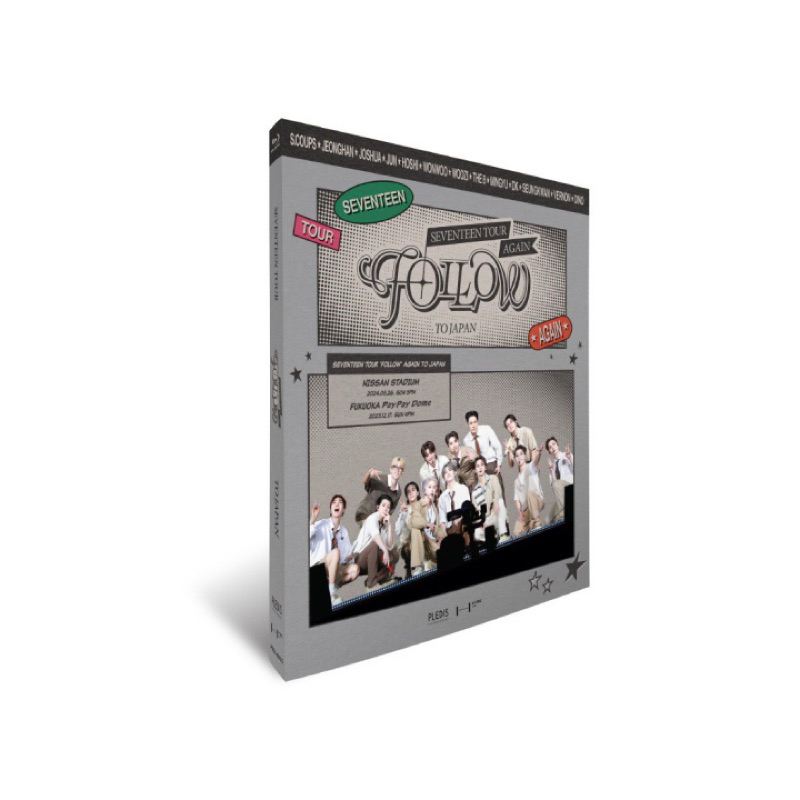 現貨SEVENTEEN FOLLOW AGAIN JAPAN 藍光DVD 小卡明信片演唱會日產橫濱