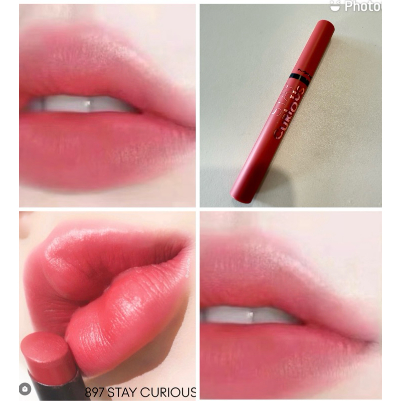 MAC 最愛Chili經典Stay Curious限量系列唇膏唇釉黑魔杖897大子彈668