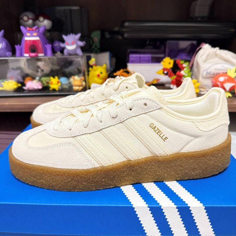 【小八】Adidas x CLOT BY EC Gazelle White 白 絲綢 JR5410 | 蝦皮購物