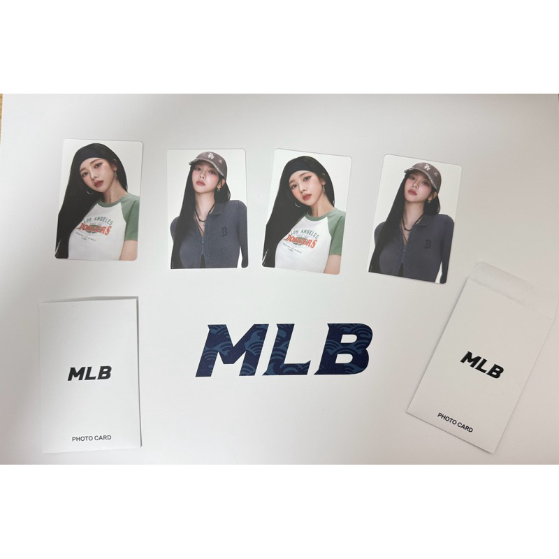 正版 aespa karina 代言卡 mlb代言卡 柳智敏小卡 頭巾款 鴨舌帽款 karina 小卡 | 蝦皮購物