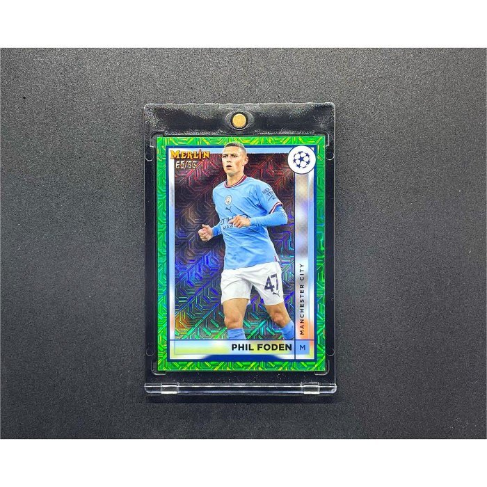 限量99張SP迷宮綠亮！福登 Phil Foden 梅林Topps Merlin UEFA Mojo 球員卡 足球卡 | 蝦皮購物