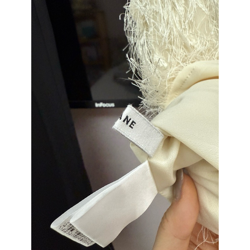 CLANE W FACE CROSS FRINGE TOPS | 蝦皮購物