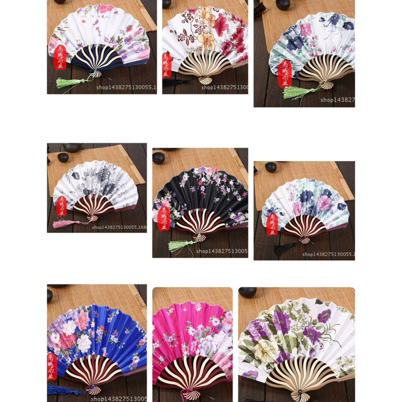客家花扇、折扇、扇子(不挑色隨機出貨)－#折扇#摺疊扇#撒扇#扇#木雕扇#絲綢扇#絹扇#扇子#古風摺扇#中國風#舞蹈扇# | 蝦皮購物