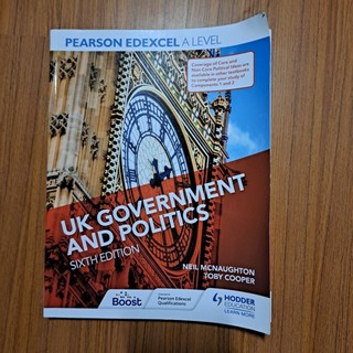 Pearson Edexcel A Level UK Government and Politics 6/e 二手書良好 | 蝦皮購物