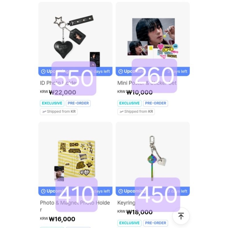 thumbnail image 2 of BTS JIN 'ECHO' Official Merch – Brand New + Tracking Number & Free Gift 2 of 3