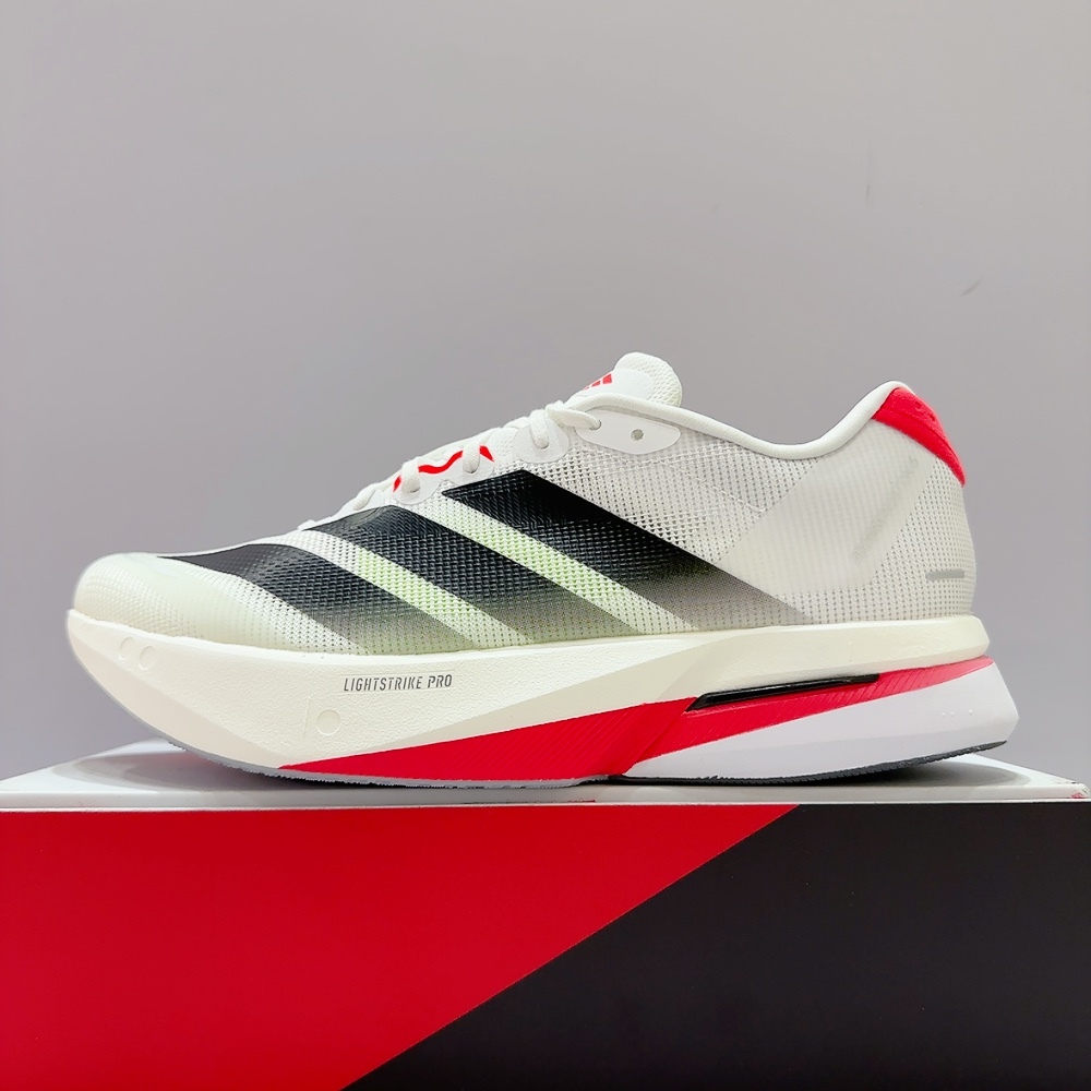 adidas ADIZERO BOSTON 13 M 男生 白色 透氣 輕量 緩震 運動 慢跑鞋 JS4932 | 蝦皮購物