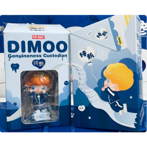 （現貨）泡泡瑪特 POPMART DIMOO 純甄 甄心守護官 吊卡 | 蝦皮購物