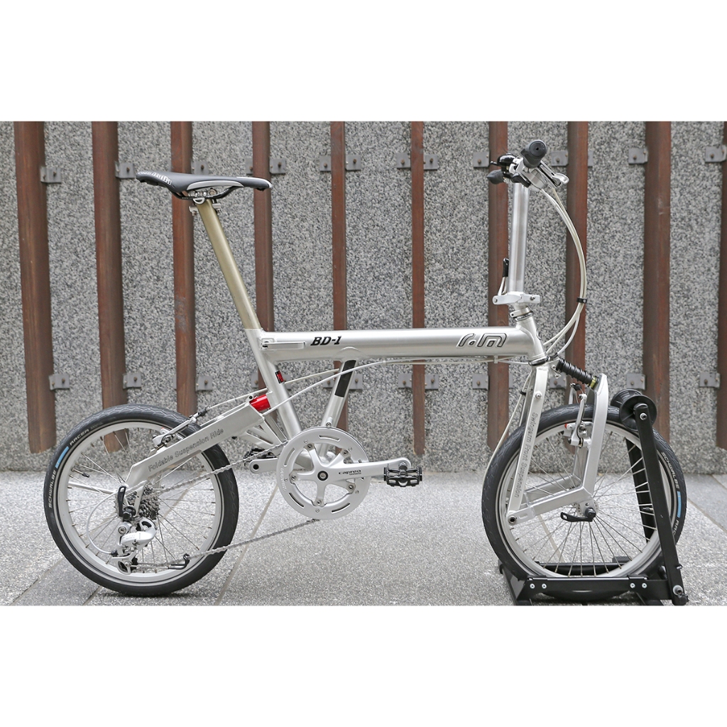 極美日本版2004 r&m BD-1 CAPREO BIRDY 9速浮雕髮絲銀經典鳥圓管鳥鳥車