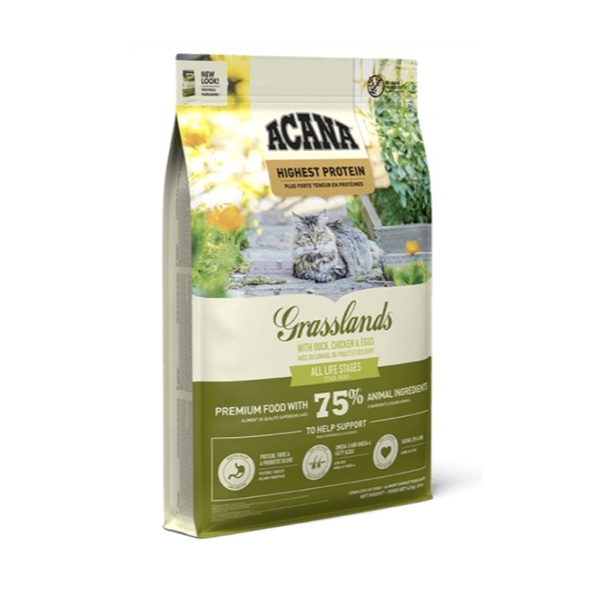 【ACANA 愛肯拿】 草原盛宴無穀貓飼料 放養鴨肉＋薑 …