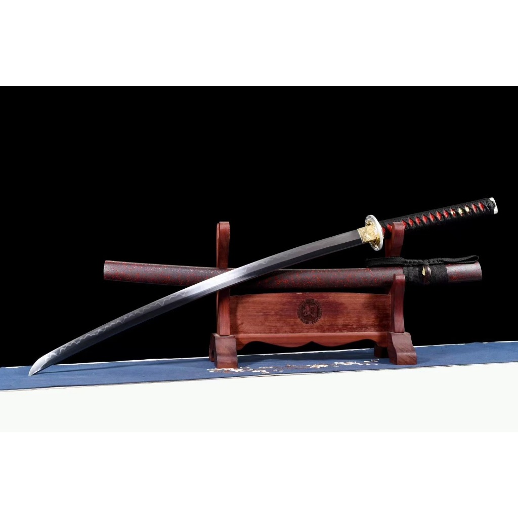 【千羽】龍泉刀劍 九彩海棠武士刀 T10燒刃一體龍骨鍛造太刀 寶劍 日本刀 Katana居合打刀 硬劍 收藏擺件 未開刃 | 蝦皮購物