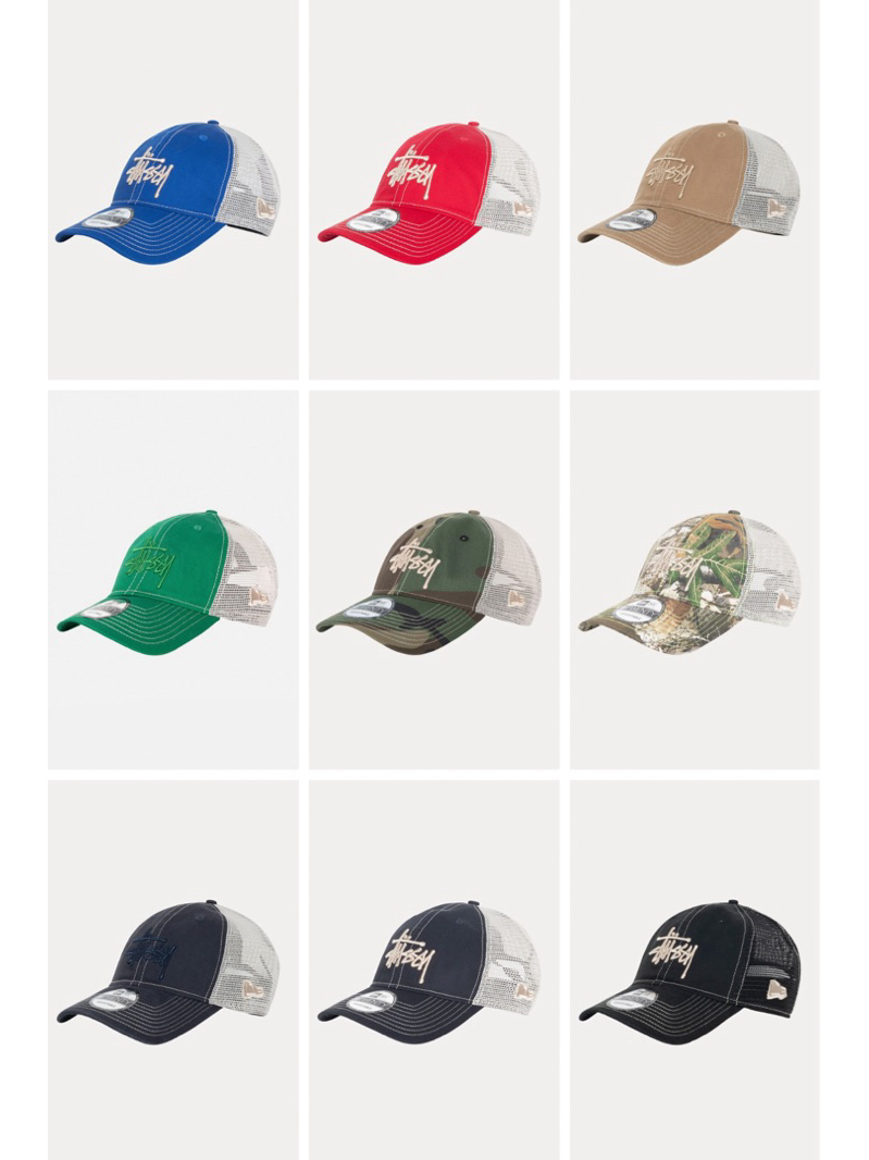 石頭選貨🪨】部分現貨STUSSY NEW ERA 9TWENTY BASIC TRUCKER